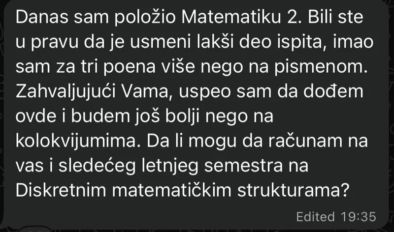 Оригинал анонимне поруке чији је текст наведен изнад